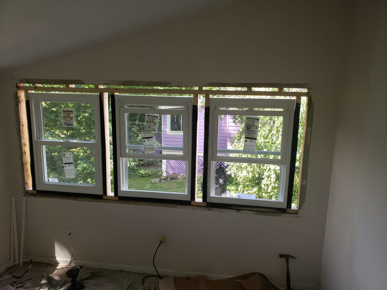 Window Installation Int. Framing